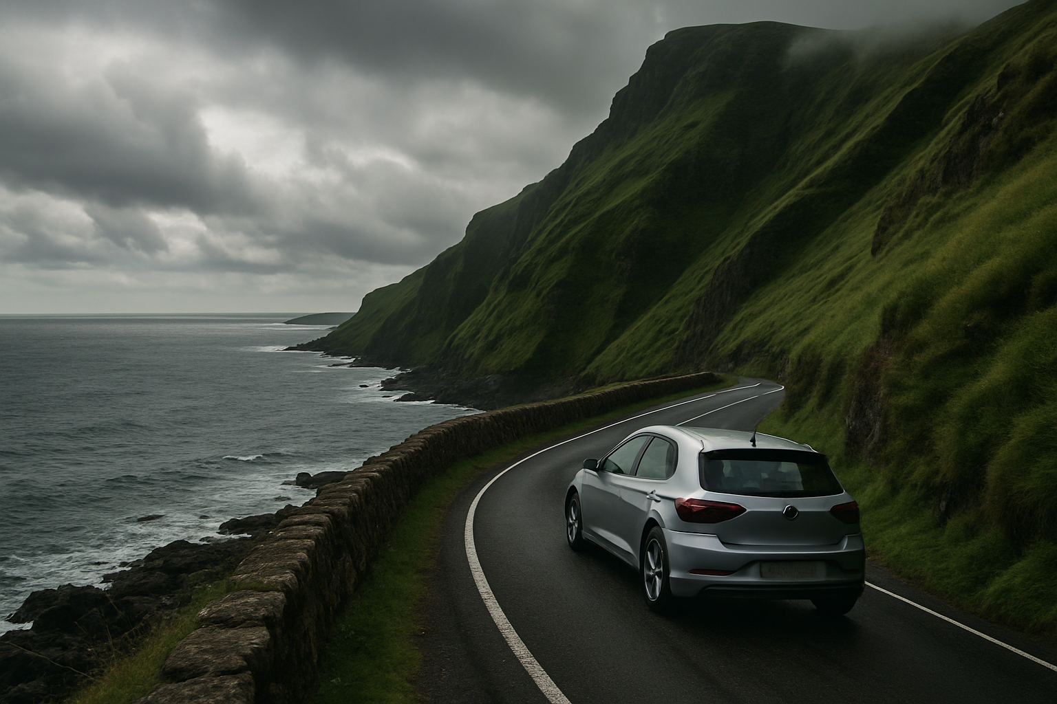 Driving the Causeway Coastal Route from Belfast