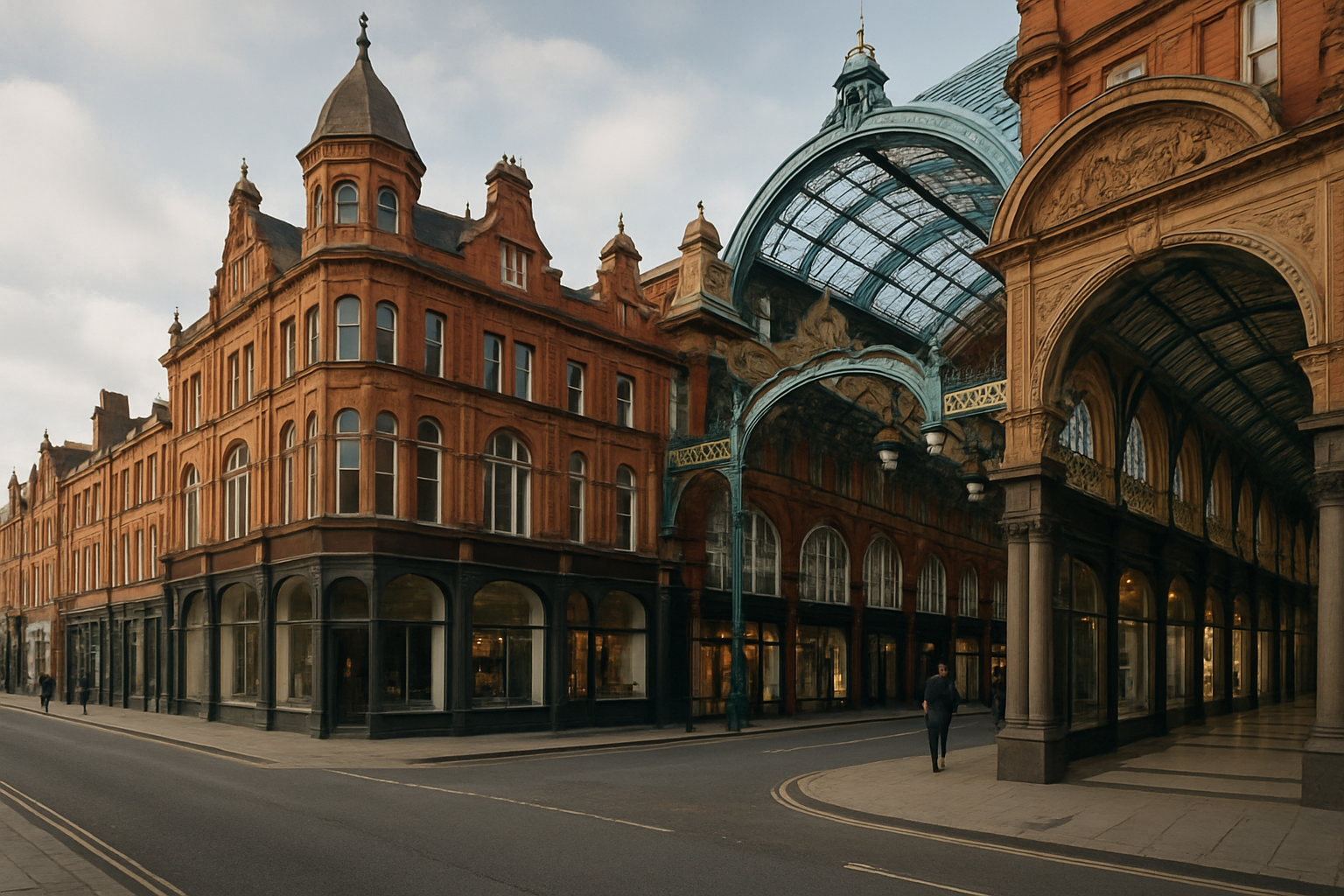 Leeds city centre Victorian architecture