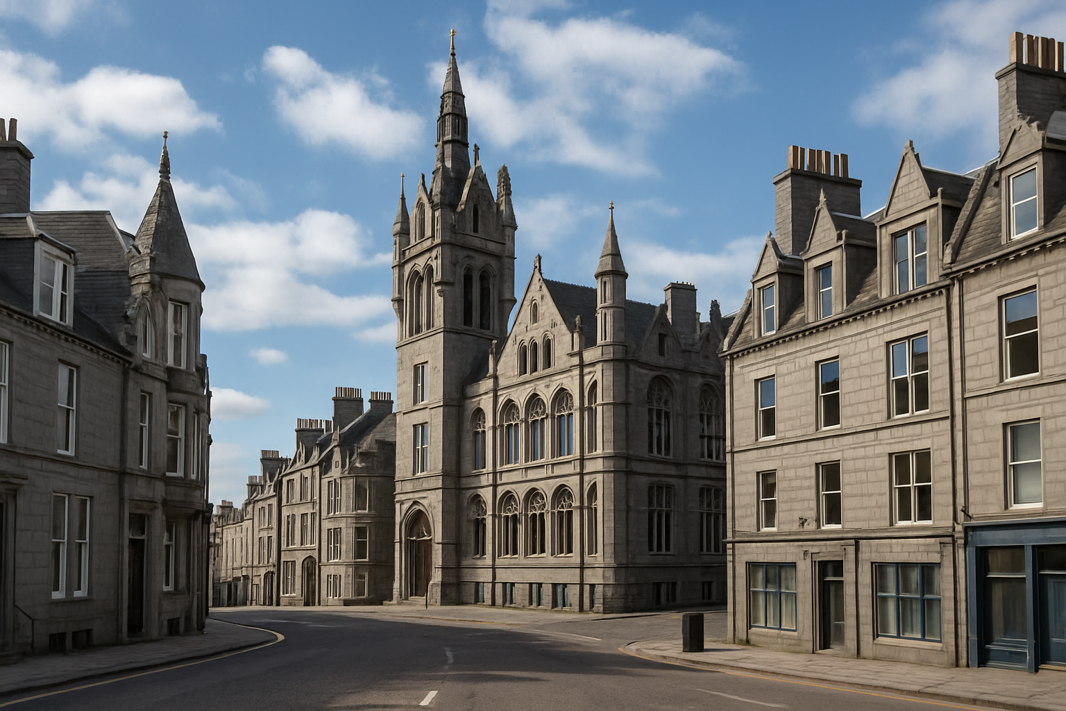 Aberdeen granite city architecture
